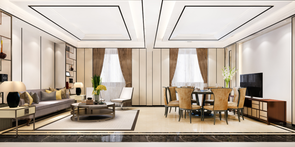 Modern luxury interior design